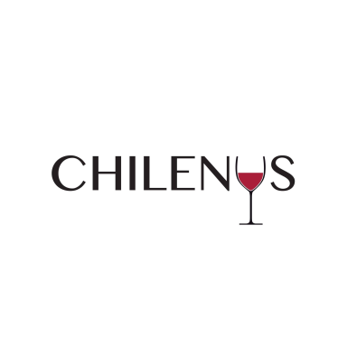 Logo von Chilenius mit stilisiertem Weinglas und Schriftzug.